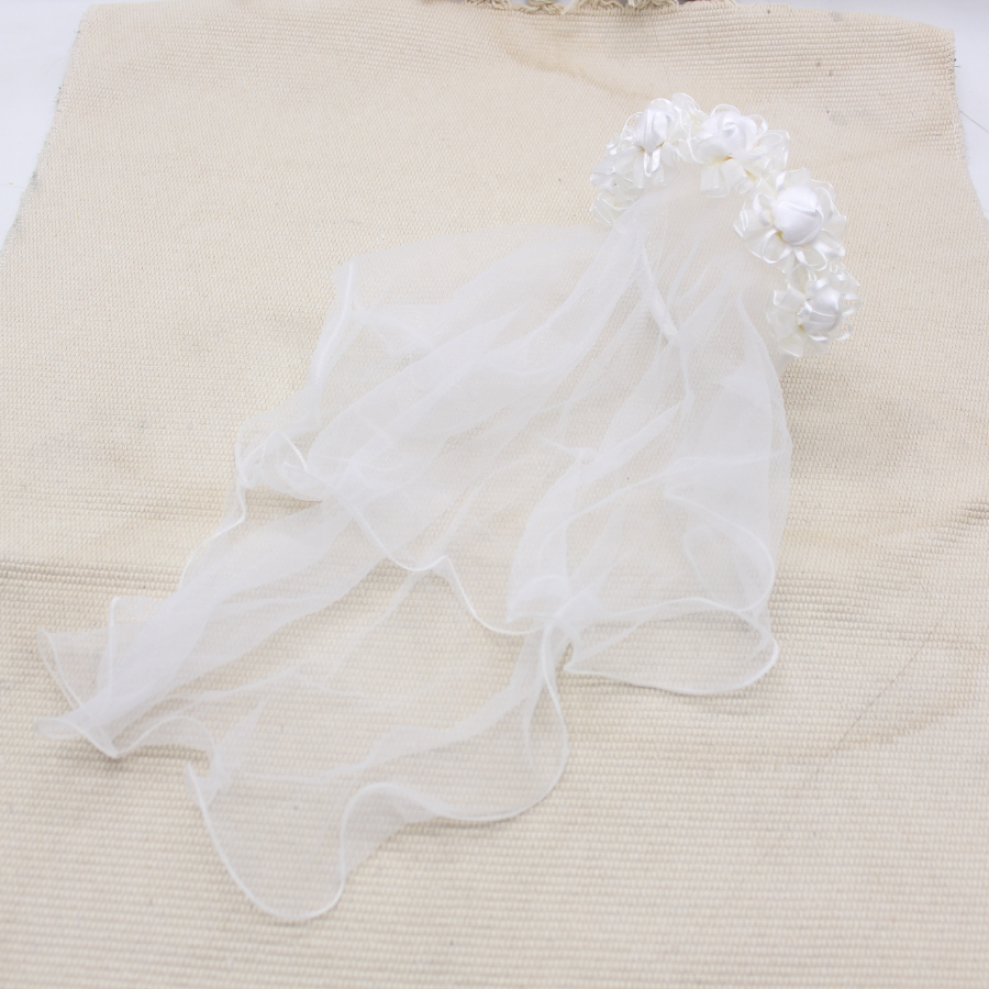 Flower hairband/Veil for Holy Communion/Confirmation
