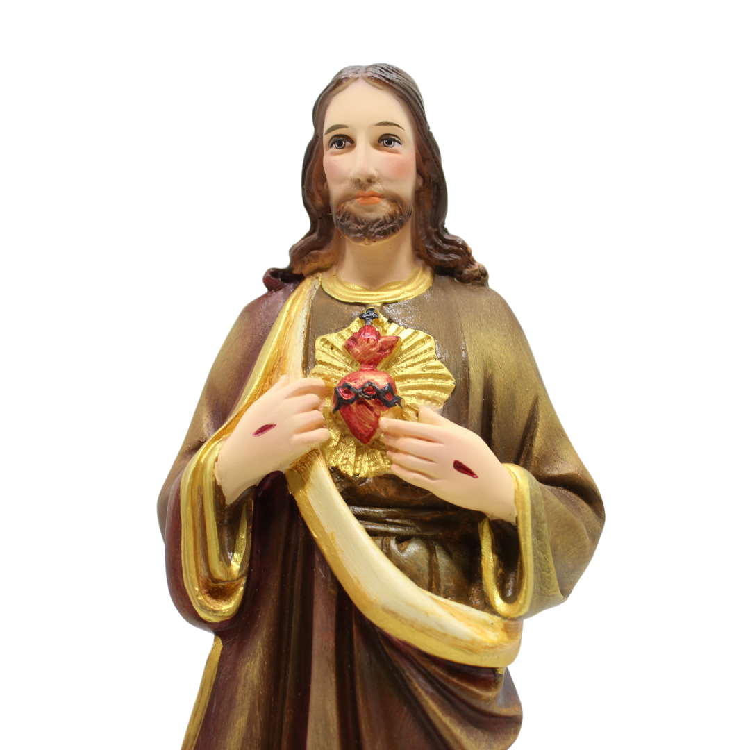 Sacred Heart of Jesus Statue - Handpainted - 35cm/60cm