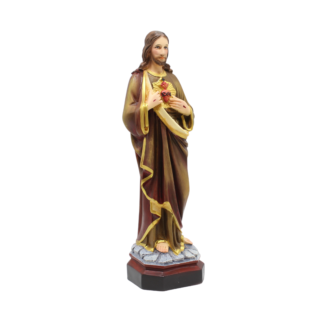 Sacred Heart of Jesus Statue - Handpainted - 35cm/60cm