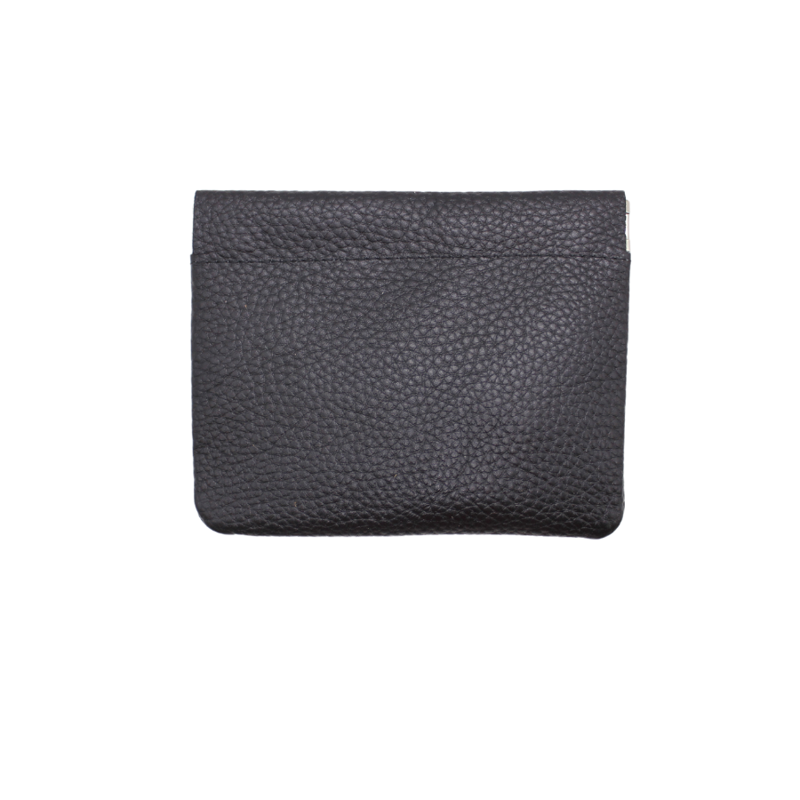 Leather Rosary pouch with Snap Top Closure - Black/Grey/Brown