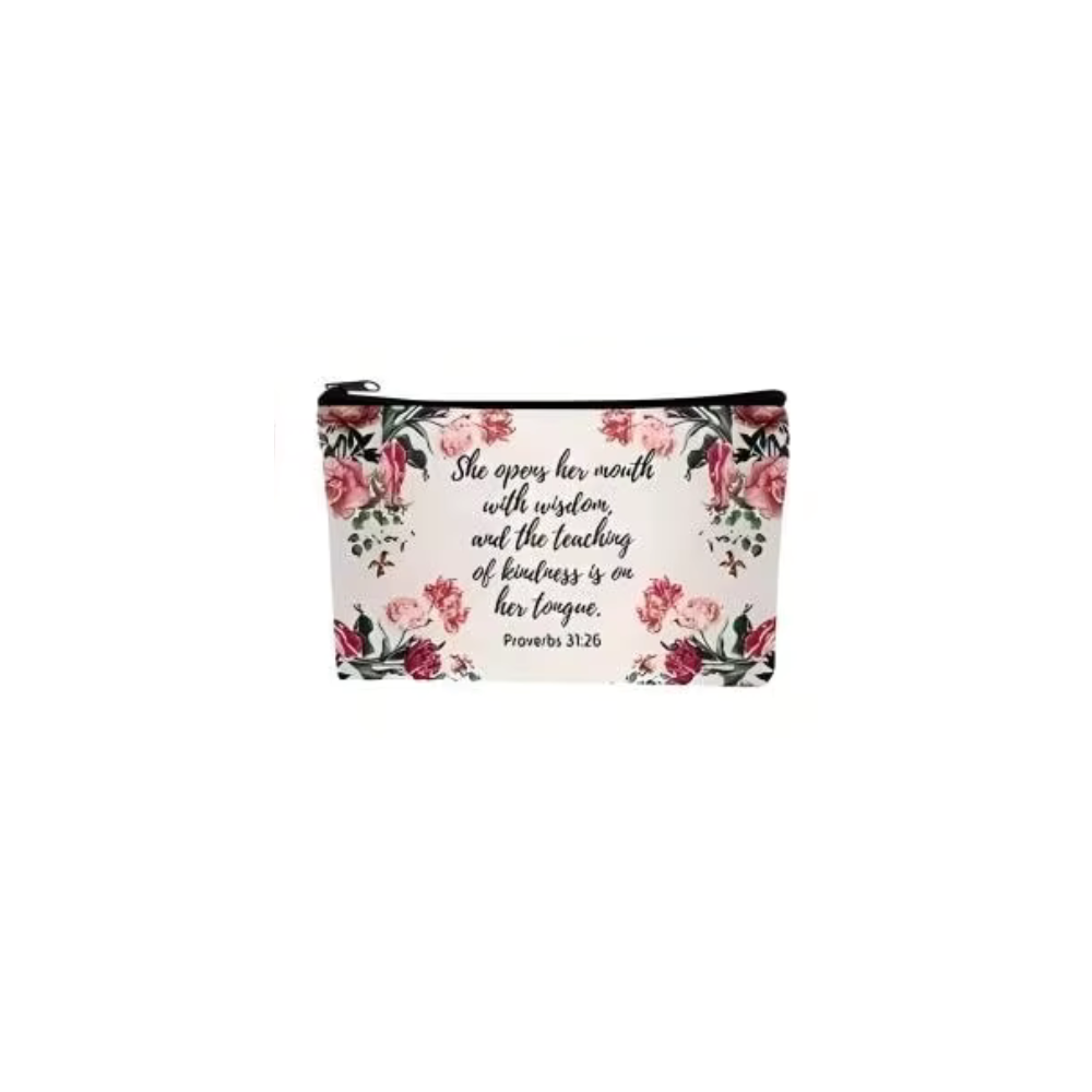 Baptism Set - Bible Verse Pouch/Inspirational Bible Verse