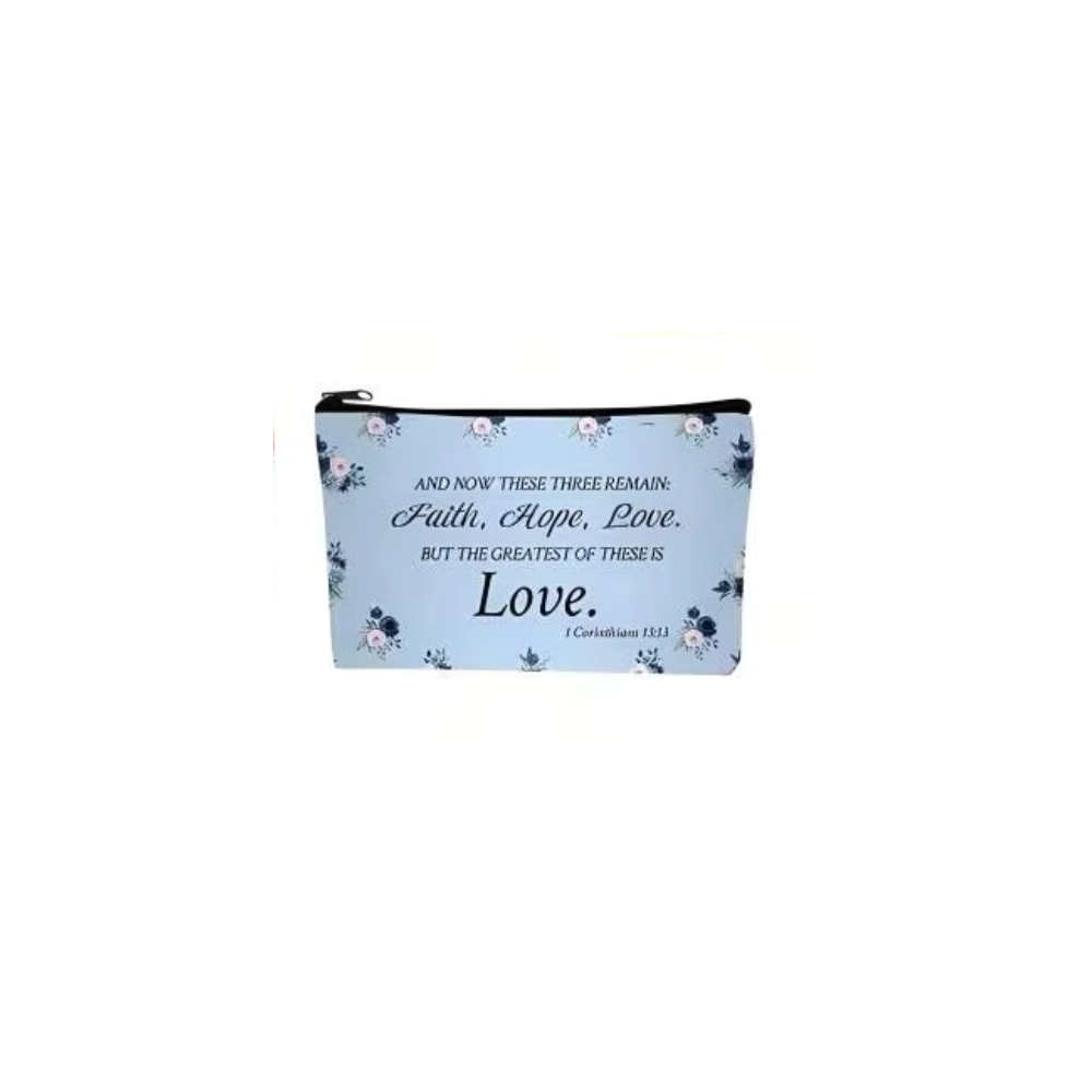 Baptism Set - Bible Verse Pouch/Inspirational Bible Verse