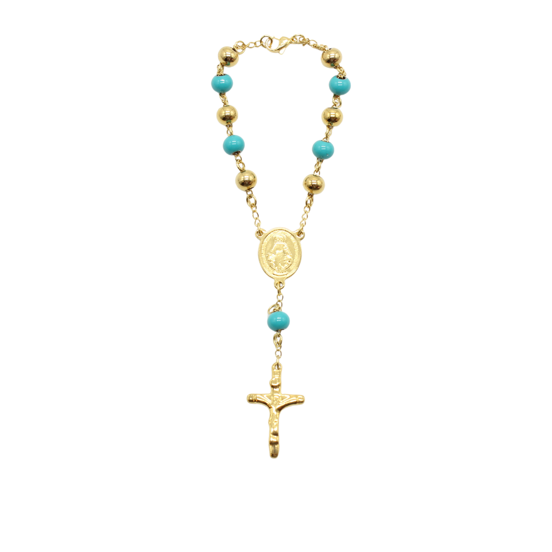 Stainless Steel 8mm Beads Car Rosary