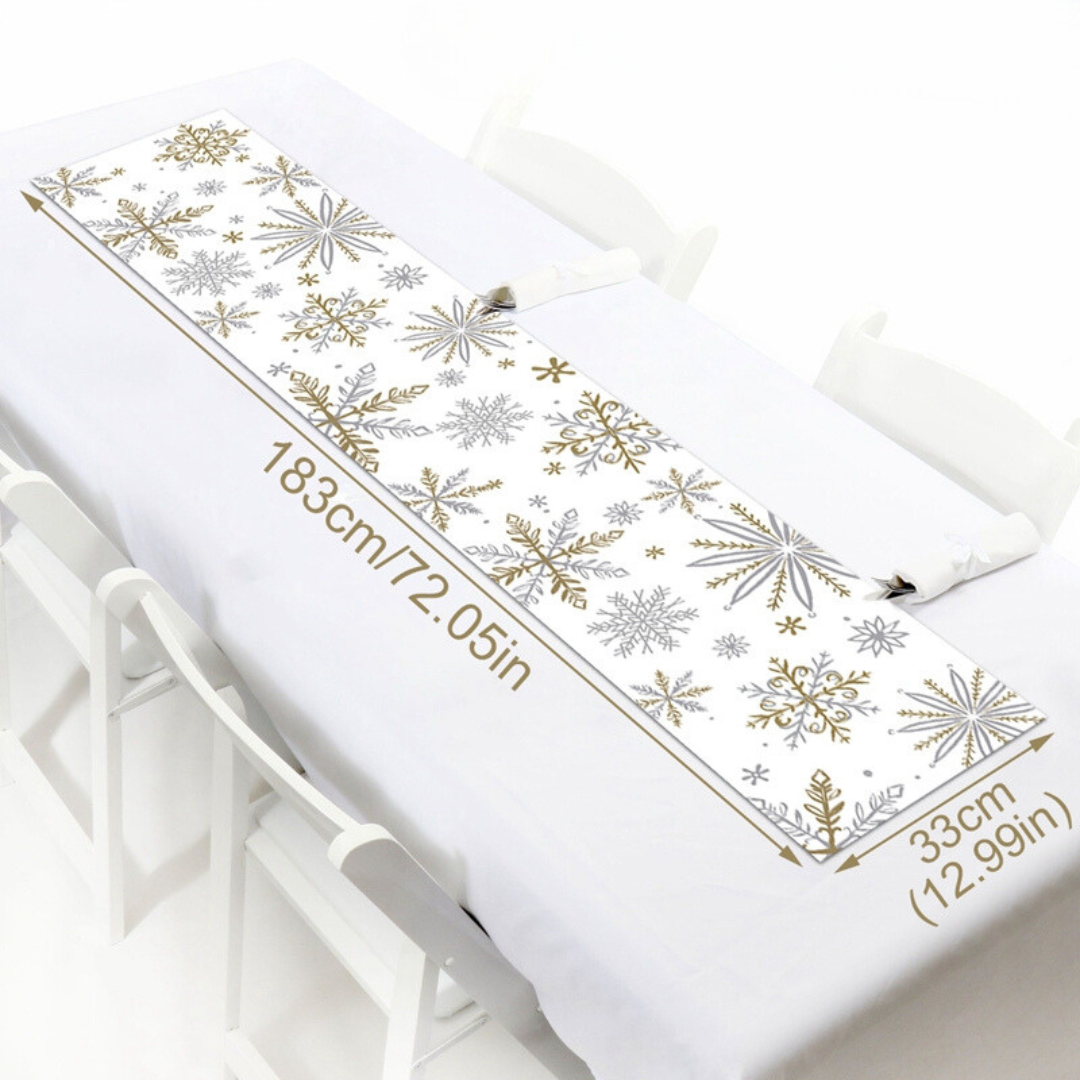 Christmas Table Runners (Linen) 4 Designs 72 x 13inch