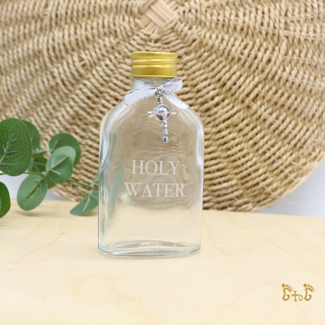 Home Blessing Sacred Heart Font set - Gold