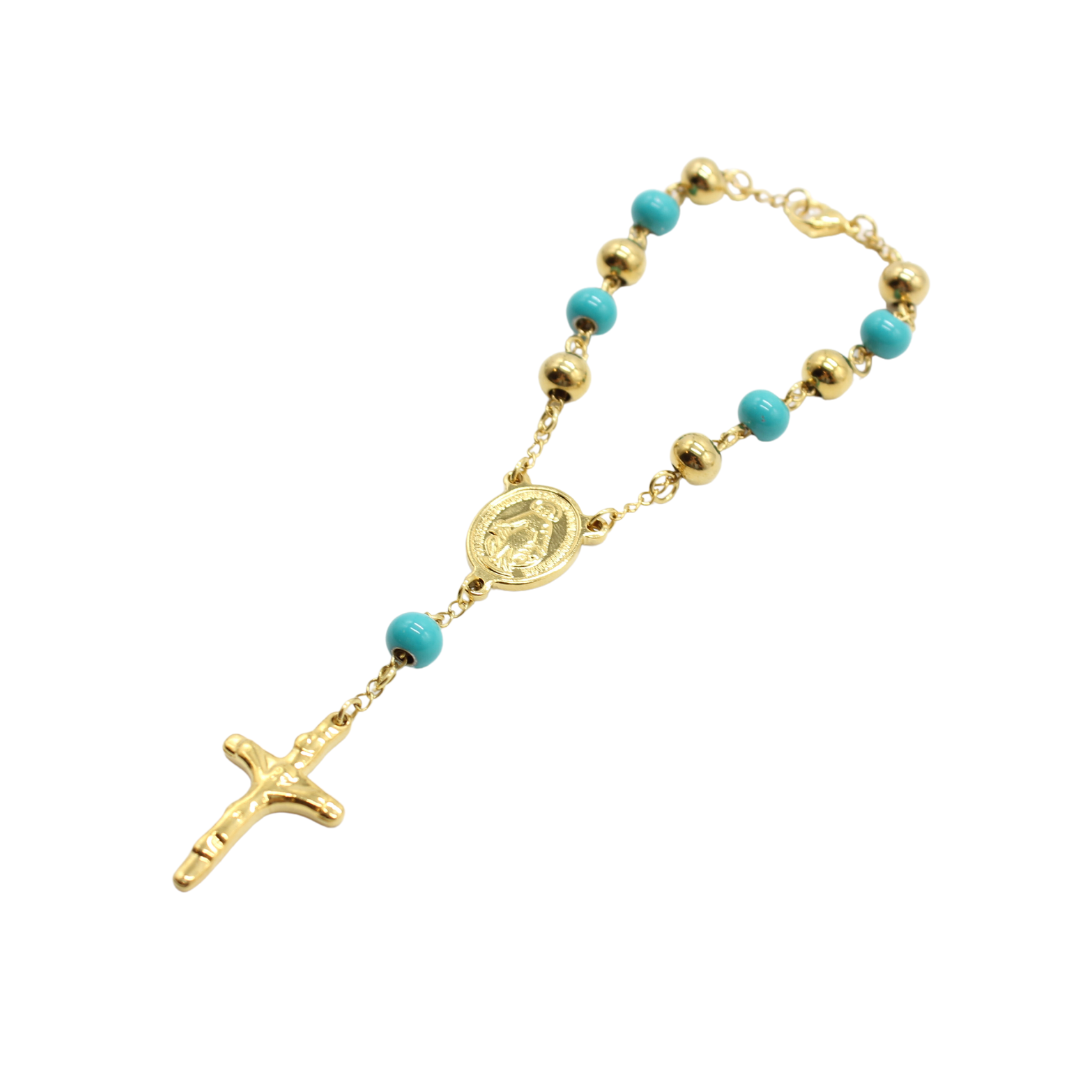 Stainless Steel 8mm Beads Car Rosary