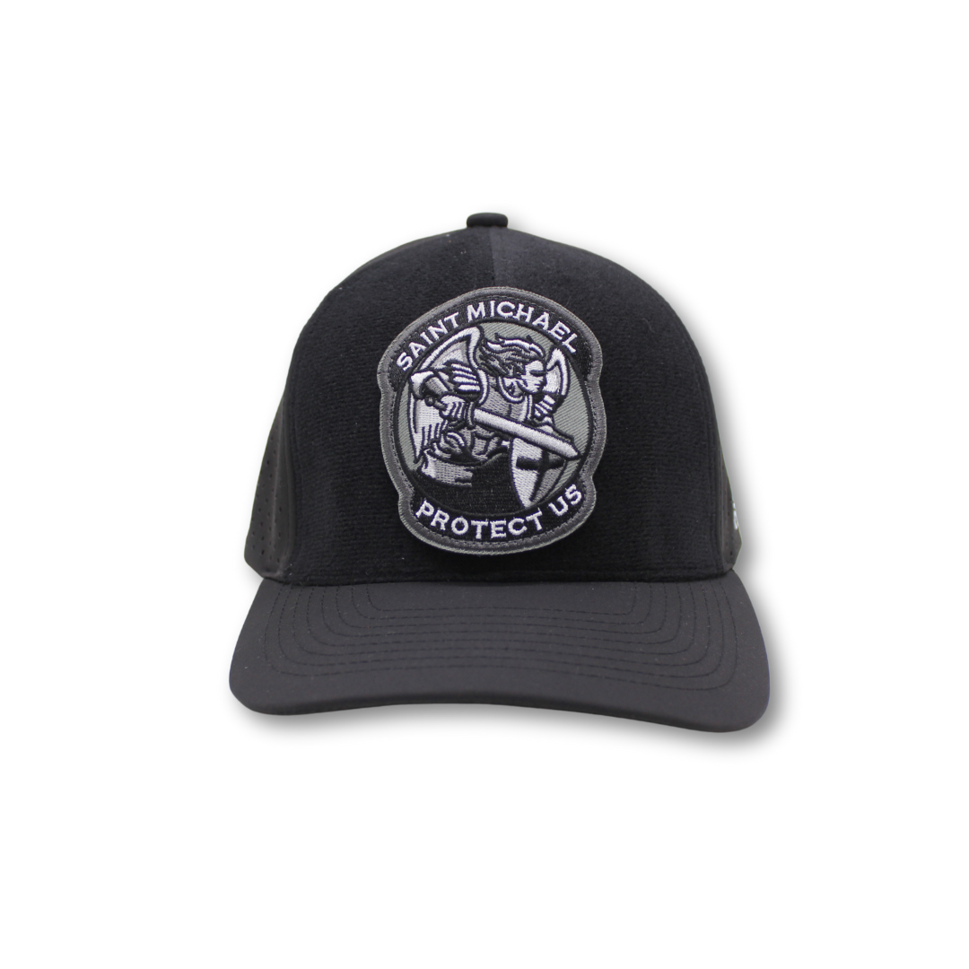 Cap with St Micheal PVC Velcro patch