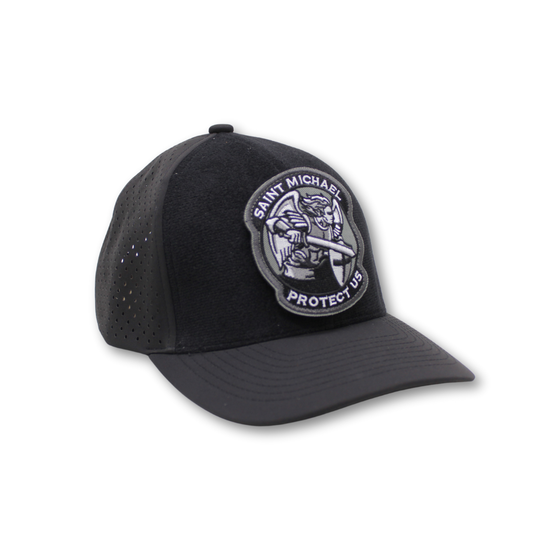 Cap with St Micheal PVC Velcro patch