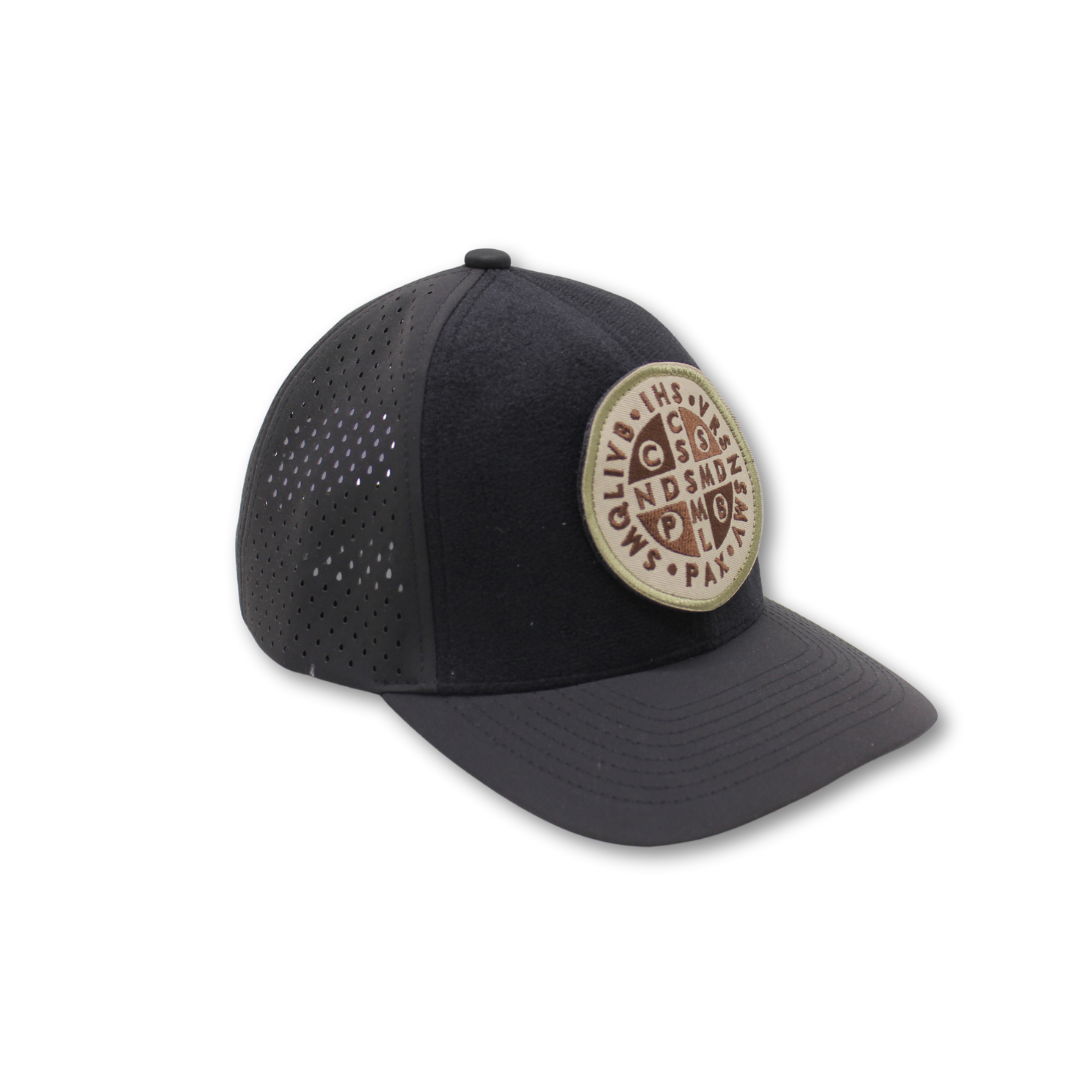 Cap with St Benedict Velcro patch