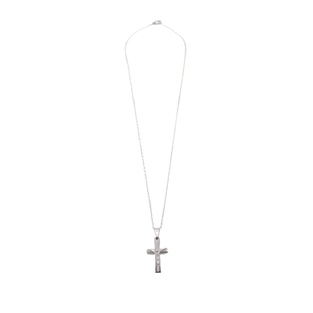 Stainless steel cross /chain 2.75cm
