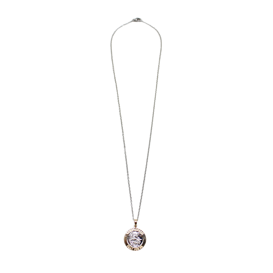 Stainless Steel St Michael Medal/Chain set
