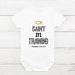 Baby Romper - Saint in Training (Personalisation Available)