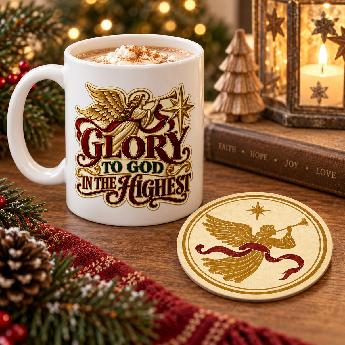 Christmas Angel Ceramic Mug