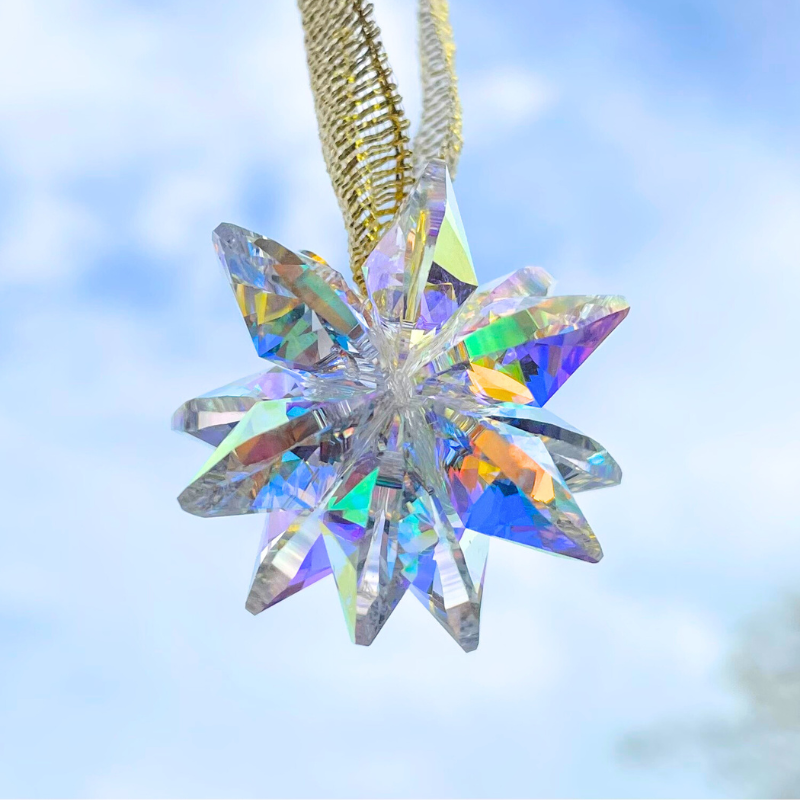 Austrian Crystal Christmas Star Charm