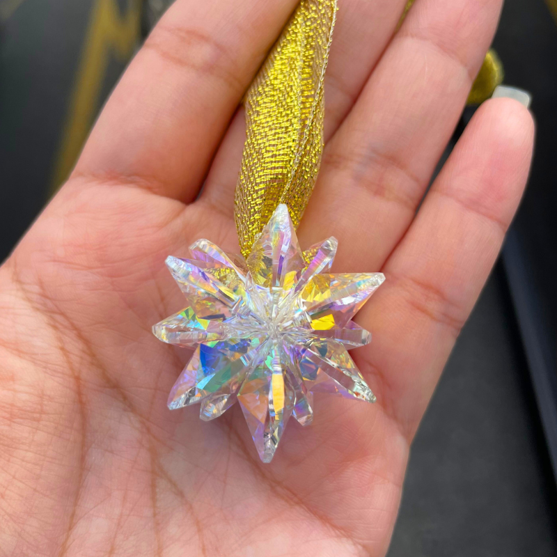 Austrian Crystal Christmas Star Charm