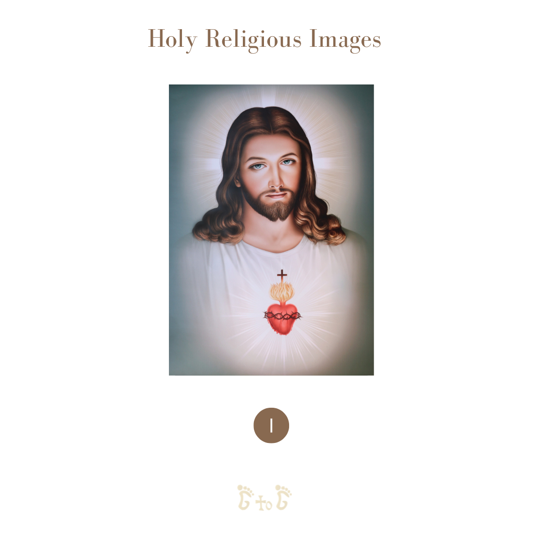 A3 Religious Images of Jesus, Mary, Divine Mercy