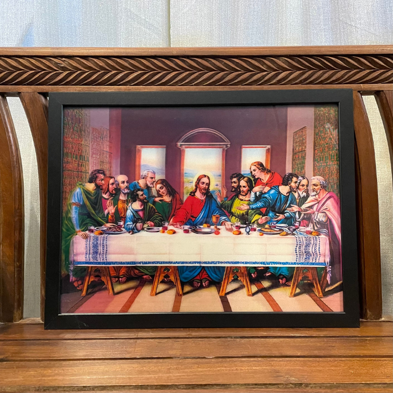 3D Holy Image Framed Wall Picture