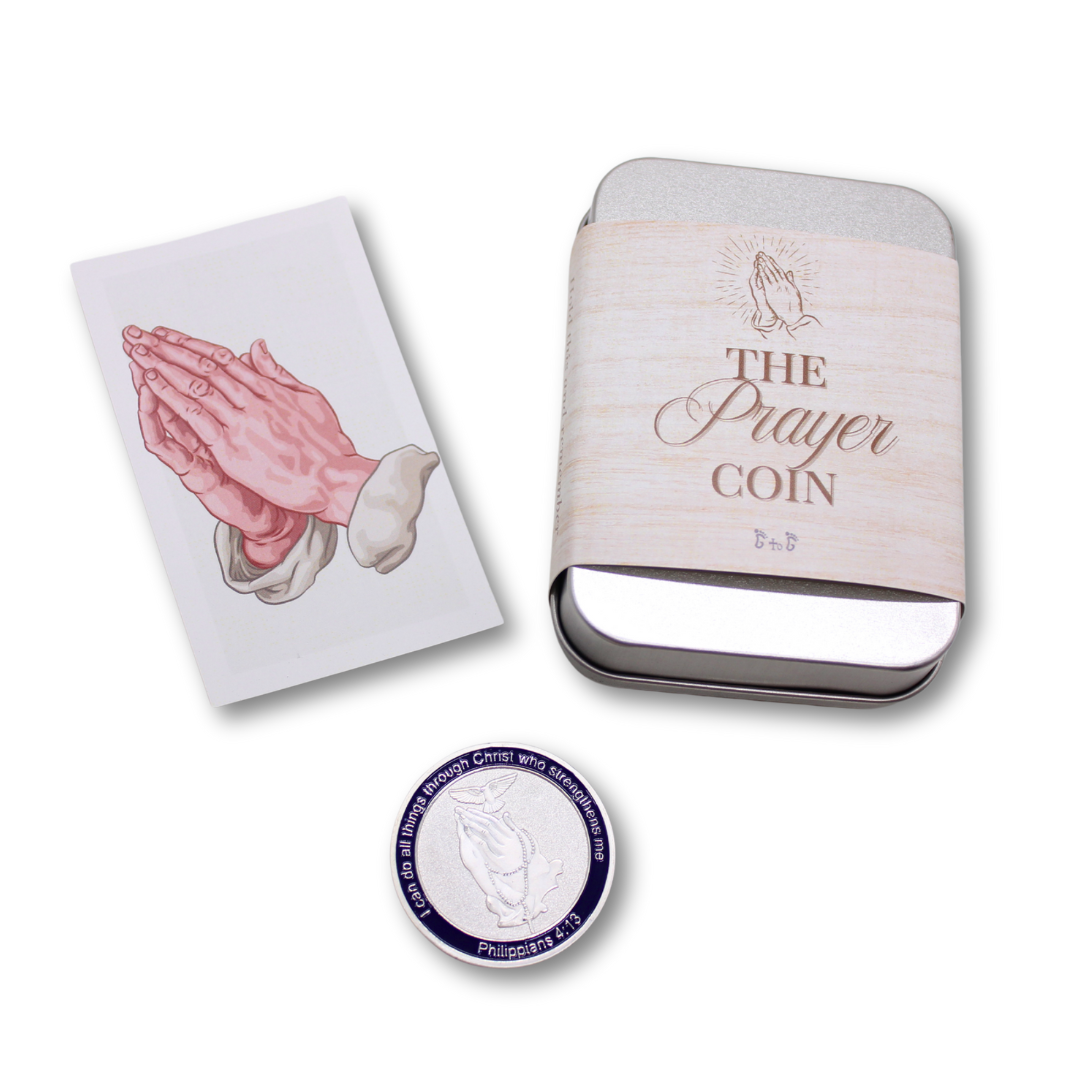 The Prayer Coin Tin set - Philippians 4:13