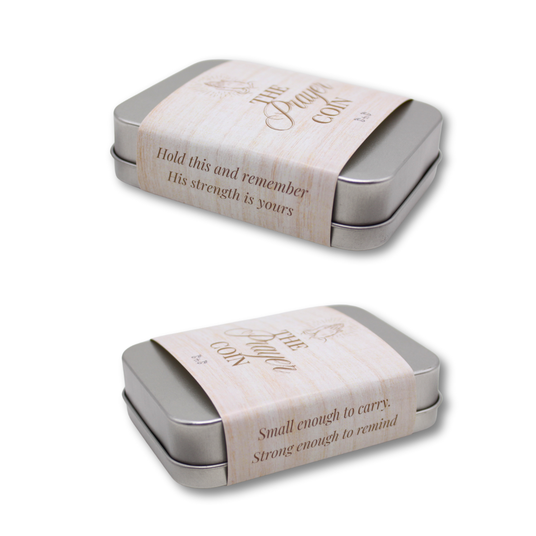 The Prayer Coin Tin set - Philippians 4:13