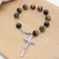 Car Rosary Tiger Eye Beads (Personalisation Available)
