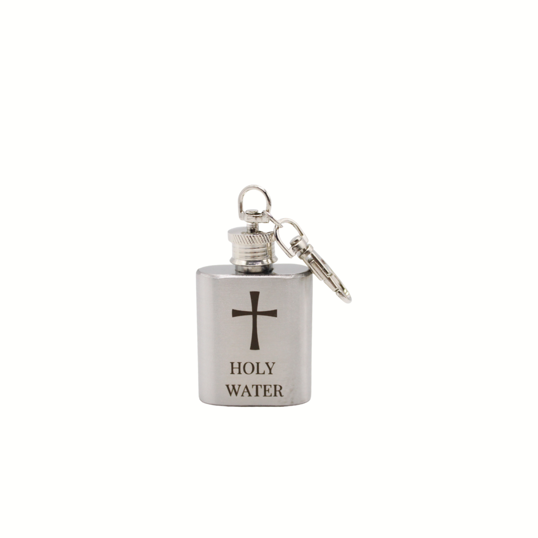 Holy water 2025 bottle keychain