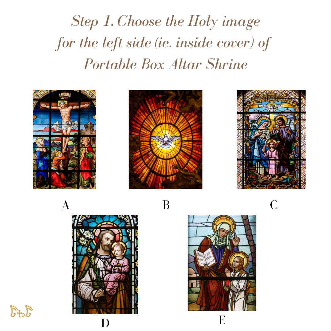 Customised Portable Box Altar Shrine 17.5cm (Personalisation Available)