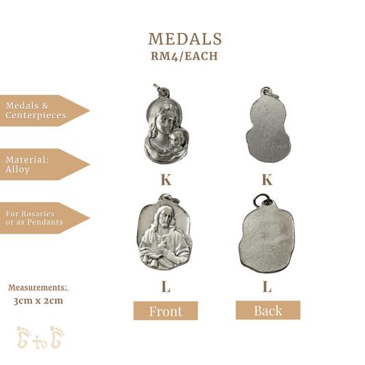 Alloy Medals (Assorted Designs)