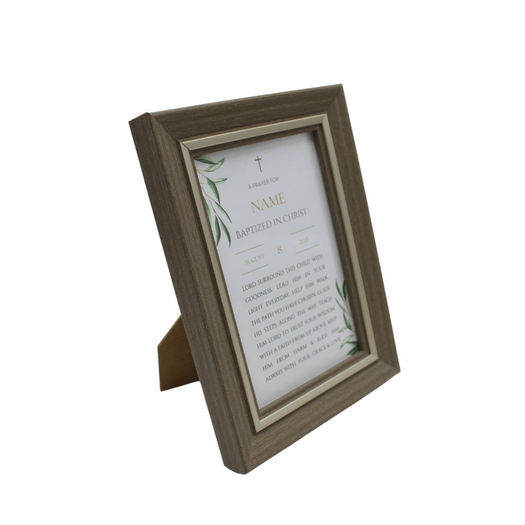 Baptism Prayer Plaque (With Name & Date Personalisation)