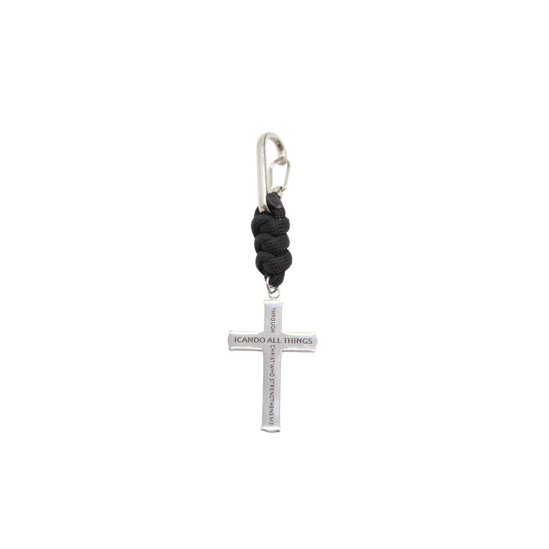 Paracord Cross Keychain - I can do