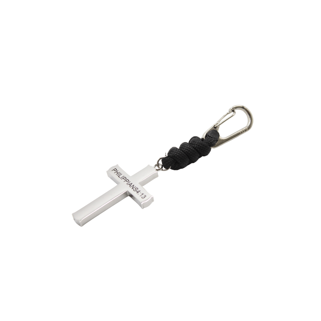 Paracord Cross Keychain - I can do