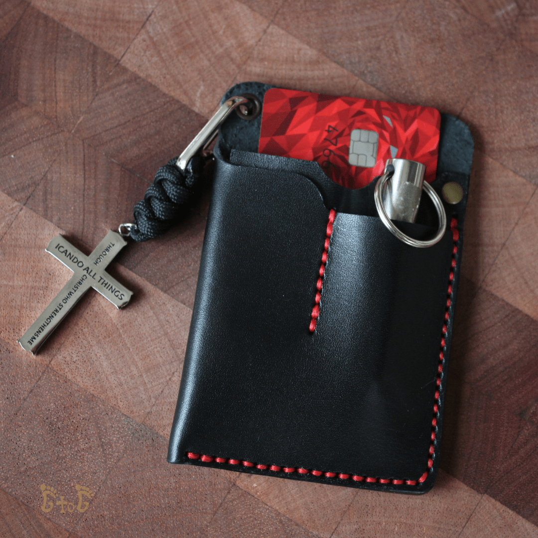 Paracord Cross Keychain - I can do