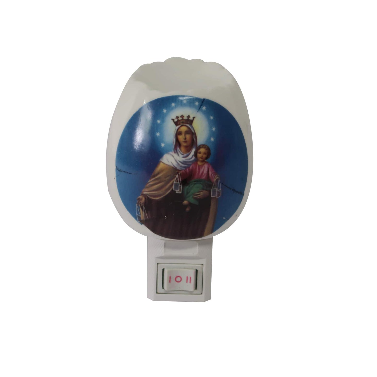 Ceramic Nightlight with Holy Images