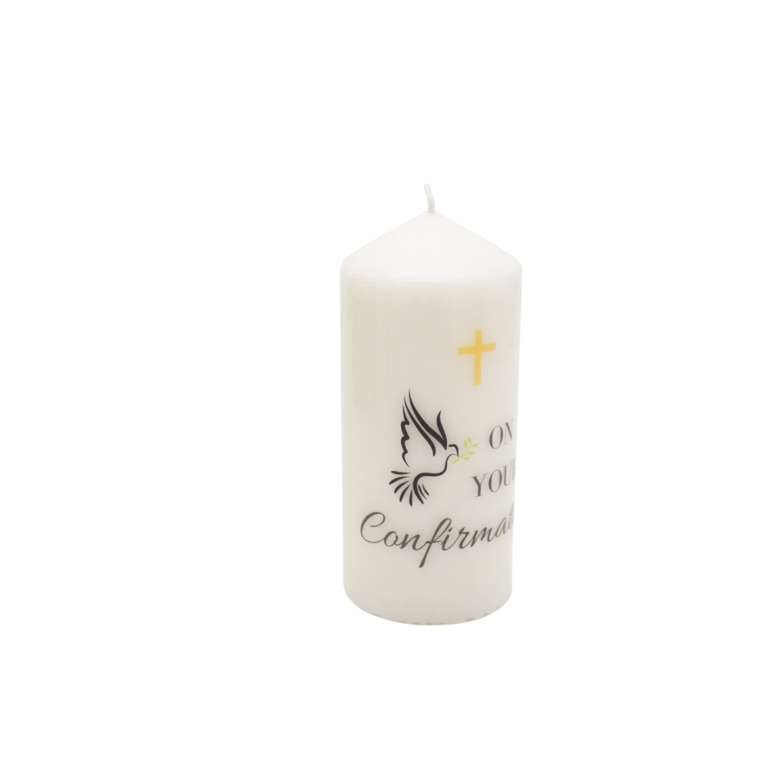 Baptism Candle/First Holy Communion/Confirmation - 15cm