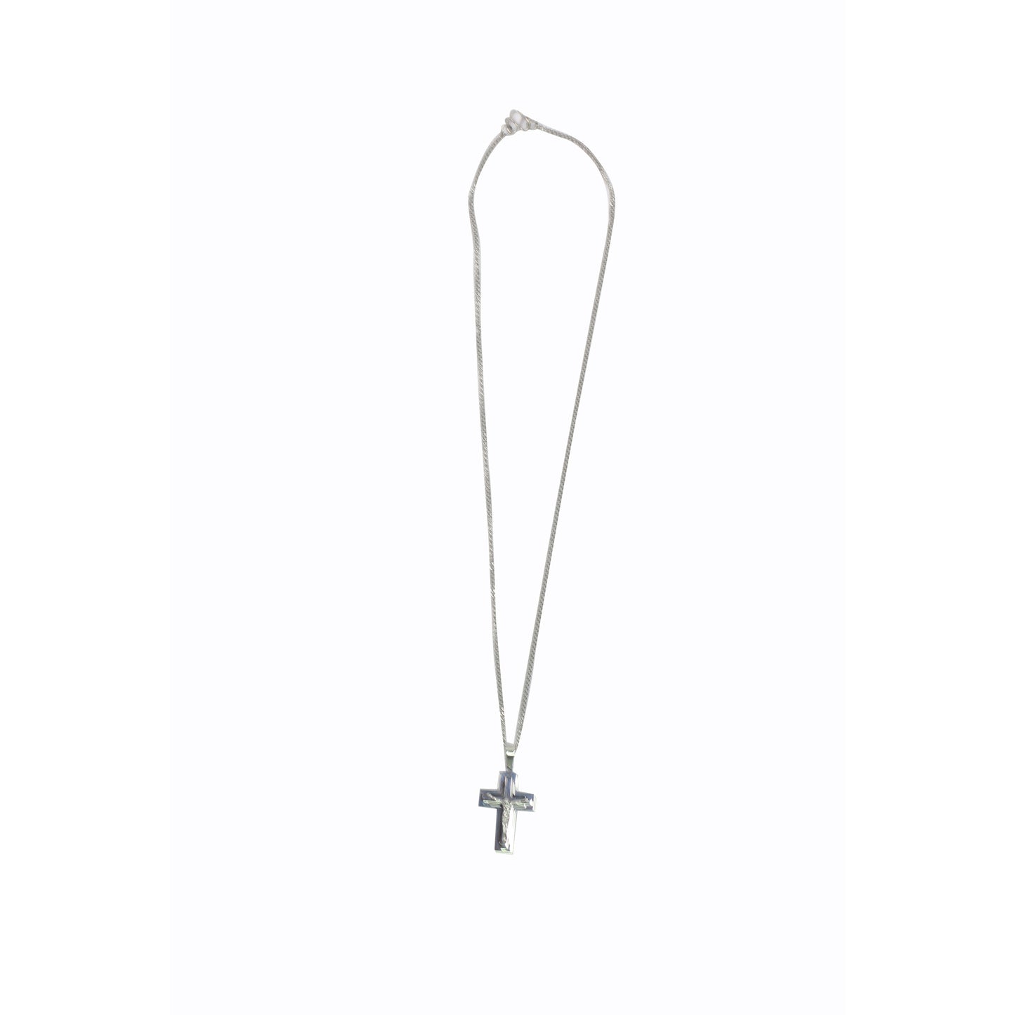 Stainless Steel Crucifix/Chain Chunky