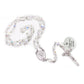 Swarovski Crystal Rosary - White (Personalisation Available)