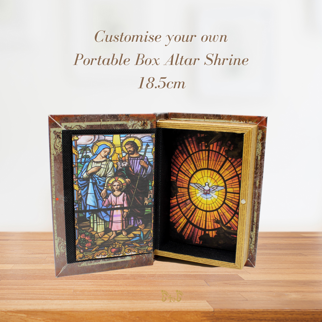 Customised Portable Box Altar Shrine 18.5cm (Personalisation Available)