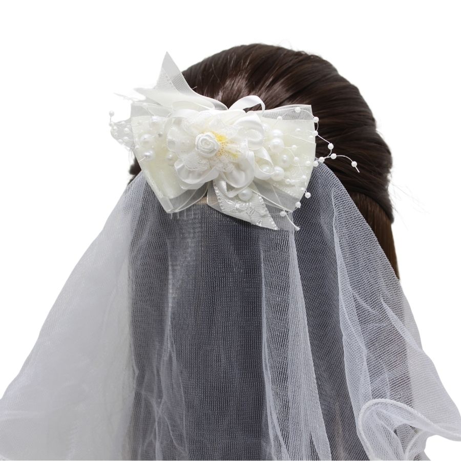 Flower clip/Veil for Holy Communion/Confirmation