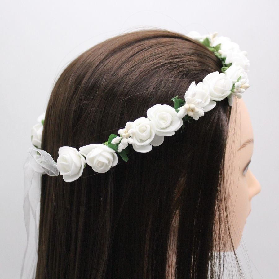 Flower wreath headband for Holy Communion/Confirmation