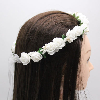 Flower wreath headband for Holy Communion/Confirmation