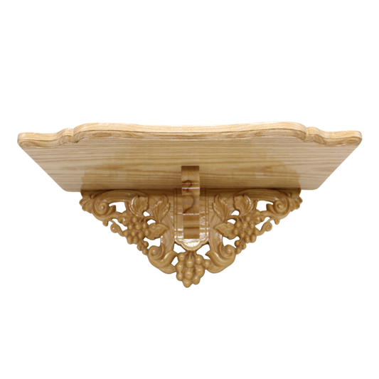 Oak Wood Hand carved Altar Shelf (50cm)
