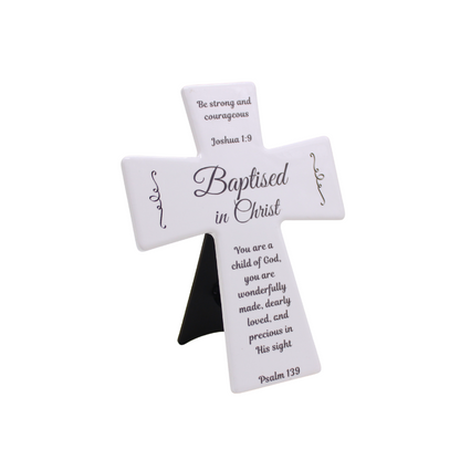 Ceramic Cross - Baptised in Christ