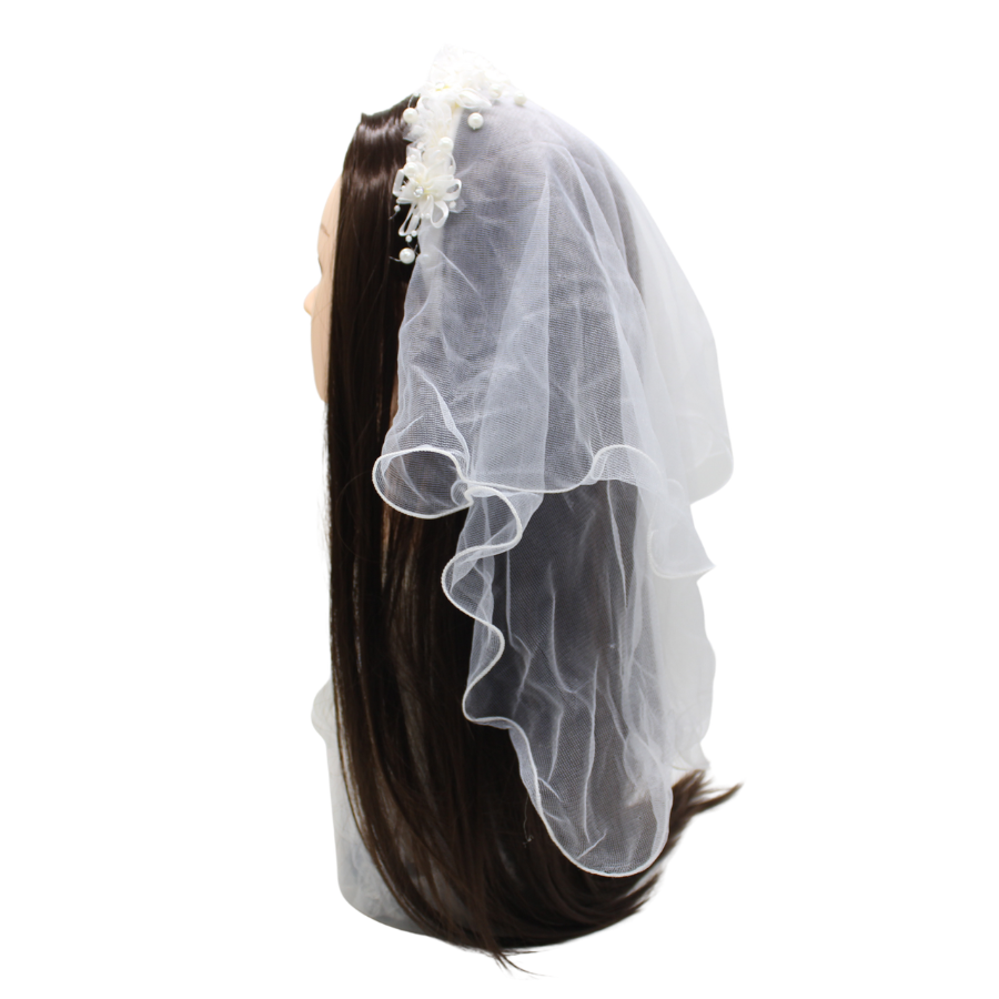 Flower hairband/Veil for Holy Communion/Confirmation
