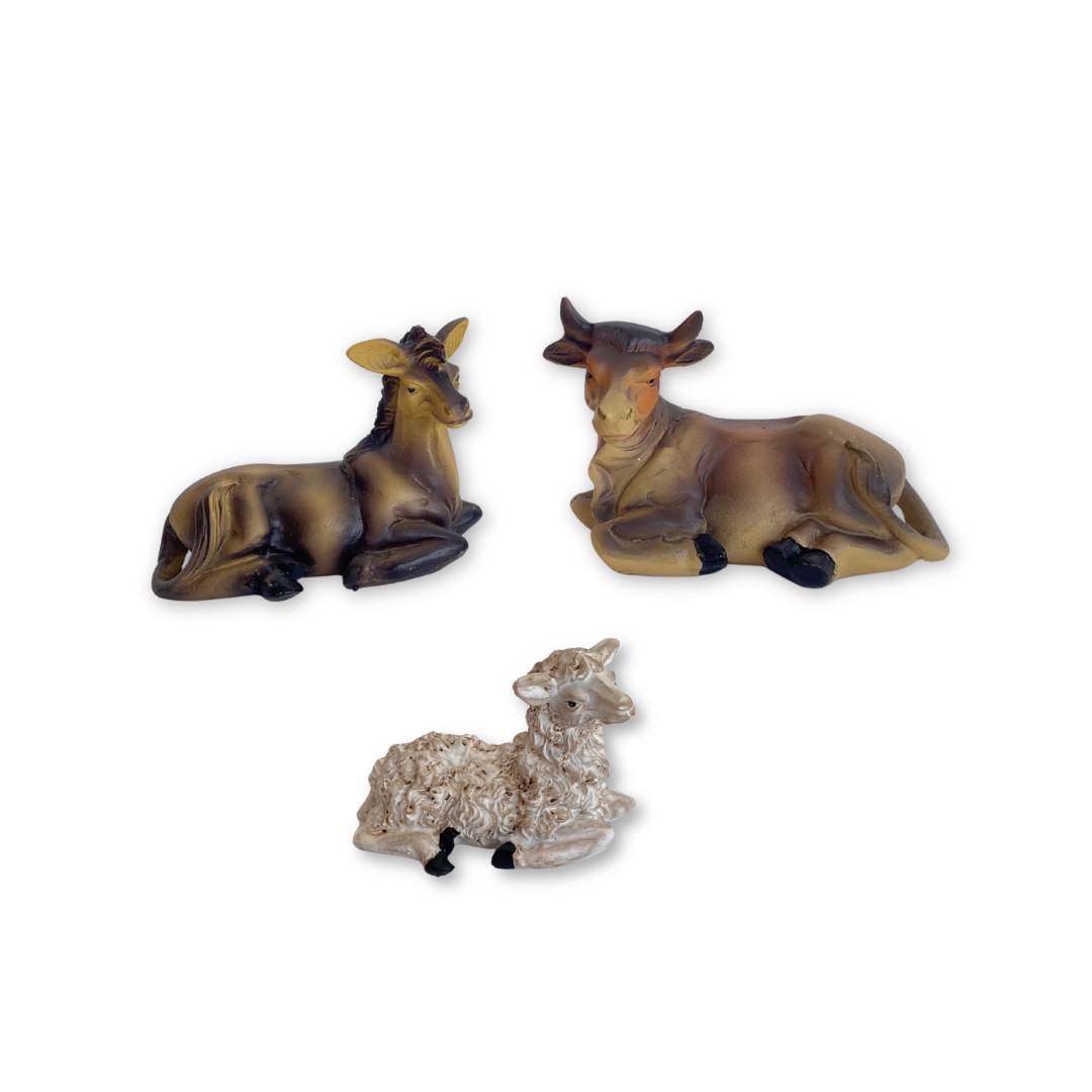 Christmas Polystone Nativity Set 8"