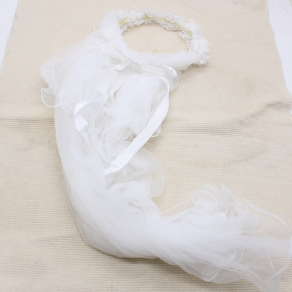 Flower hairband/Veil for Holy Communion/Confirmation