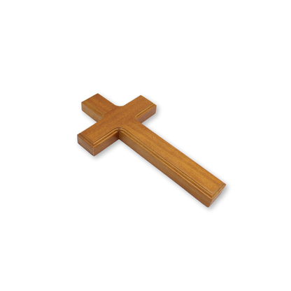 Wood Plain Wall Cross 21cm