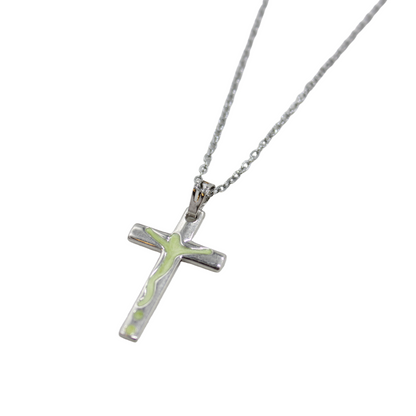 Stainless Steel Crucifix /Chain (Luminous Corpus)
