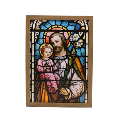 Holy Image Wall/Table Light Box - St Joseph
