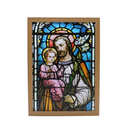 Holy Image Wall/Table Light Box - St Joseph