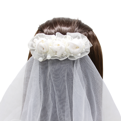 Flower clip/Veil for Holy Communion/Confirmation