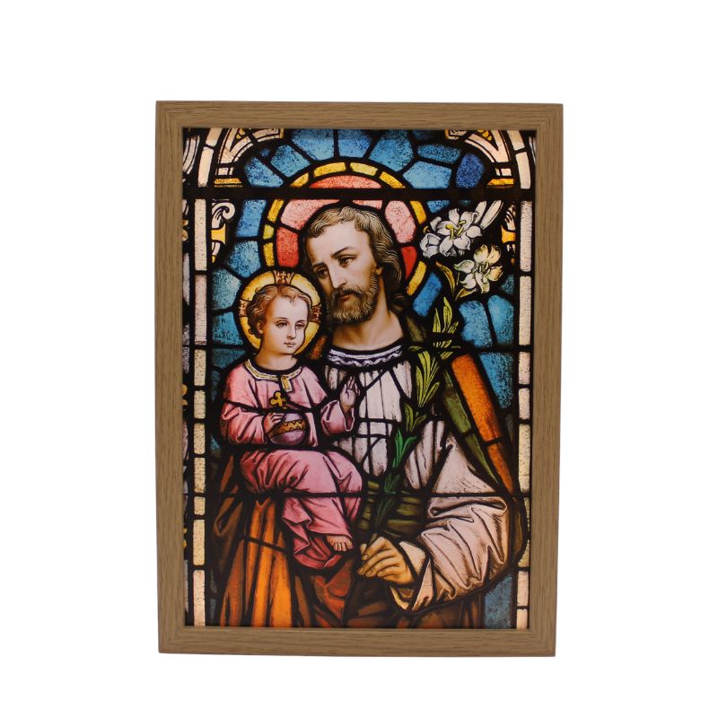 Holy Image Wall/Table Light Box - St Joseph